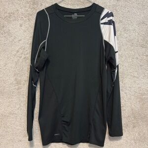 VTG Y2K Nike Kobe Bryant Long Sleeve Training Shirt Mens 2XL Black Mamba Logo